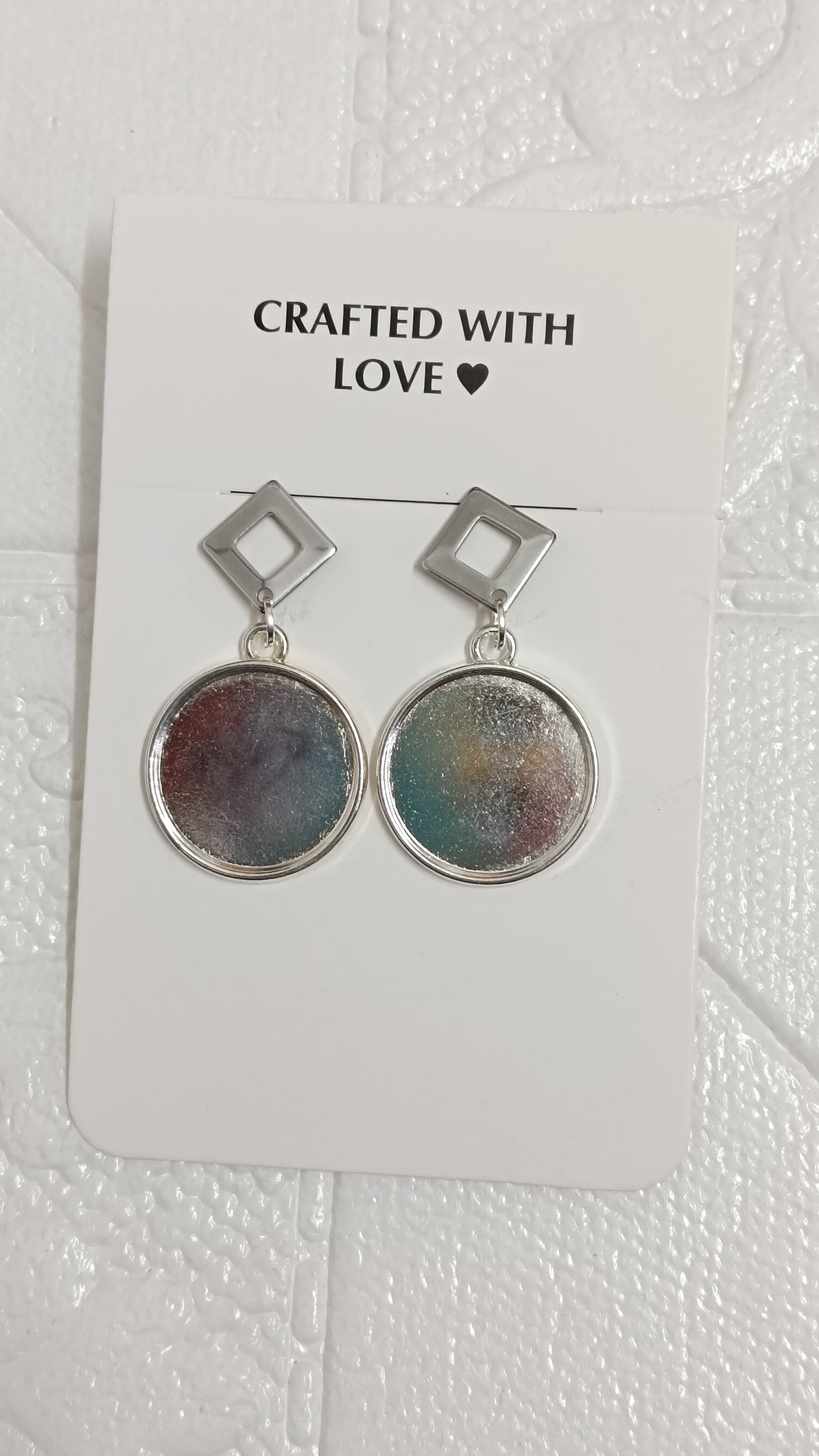 Silver earrings