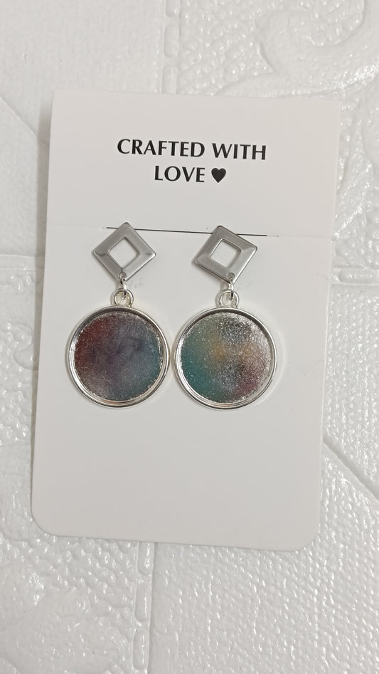Silver earrings