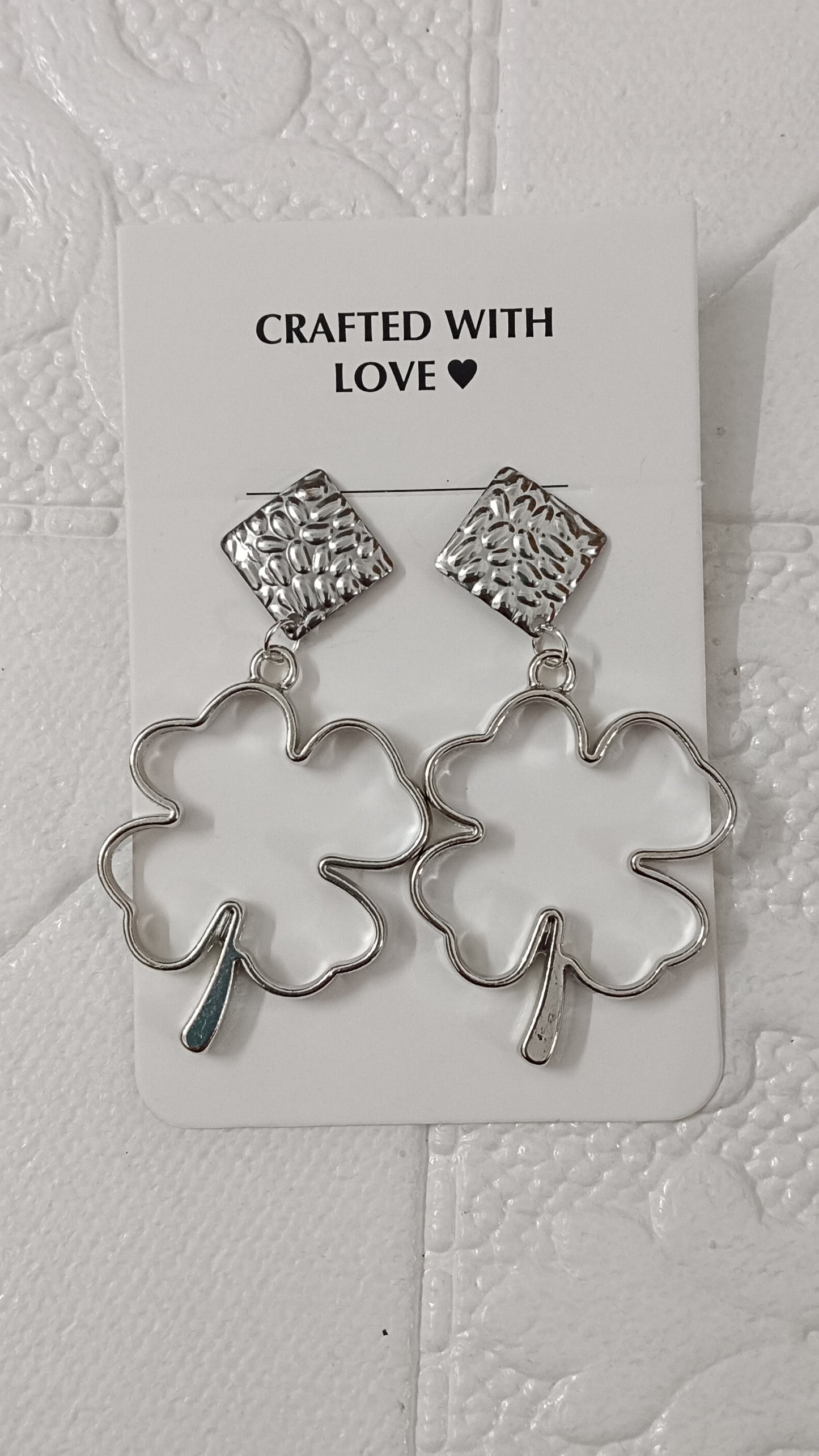 Silver earrings