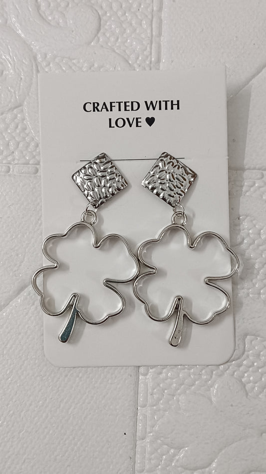Silver earrings