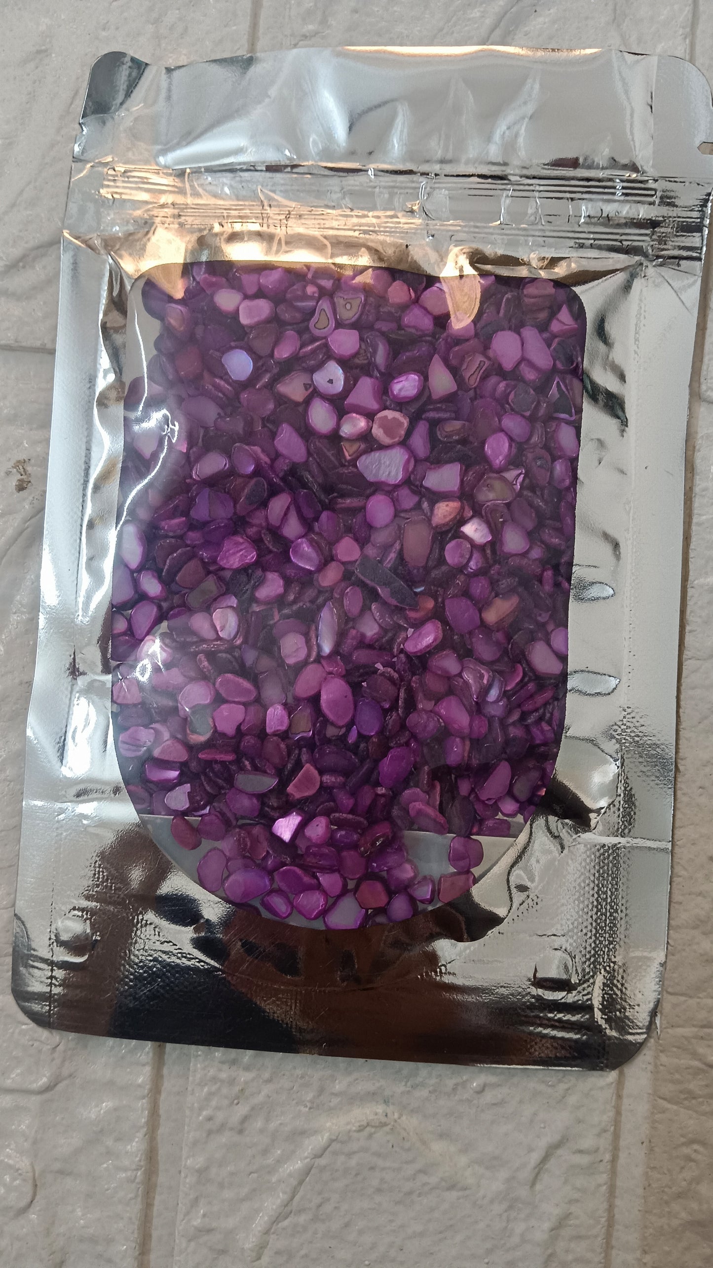 Dark purplish nucleus stones