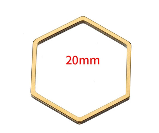 Big hexagon without hole pack of 1