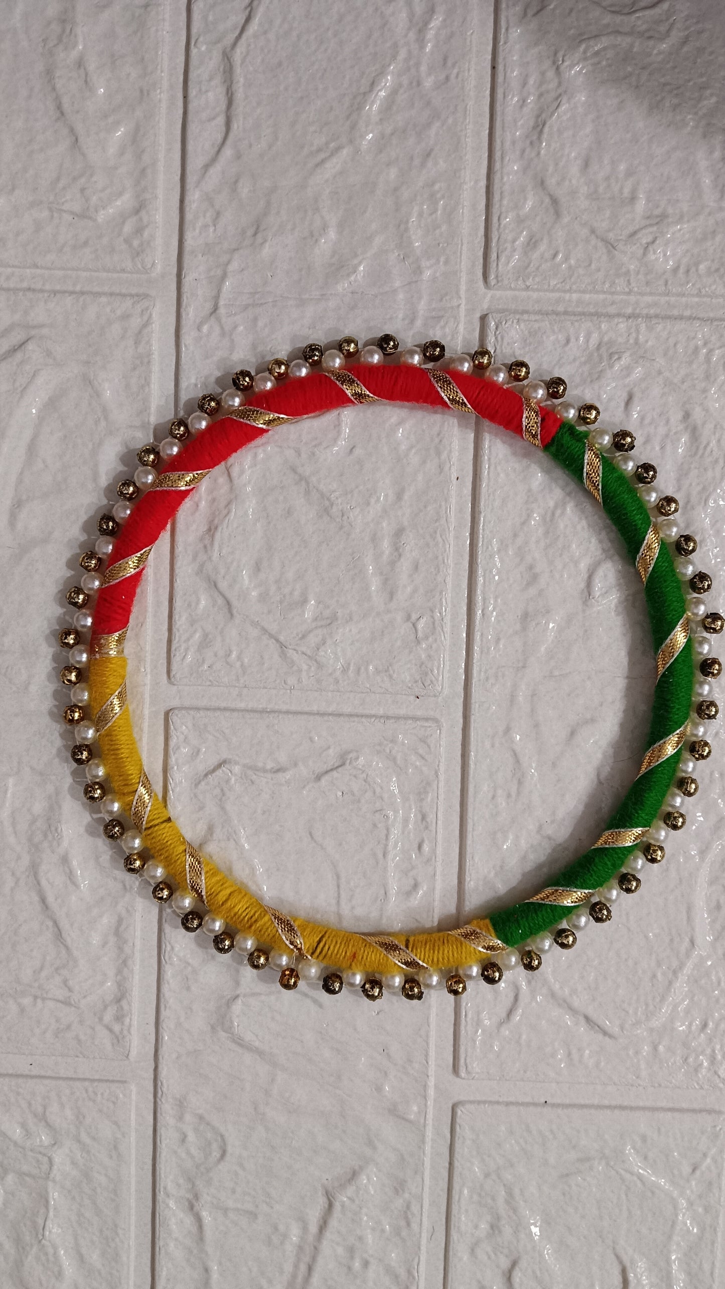 6" thali border ring