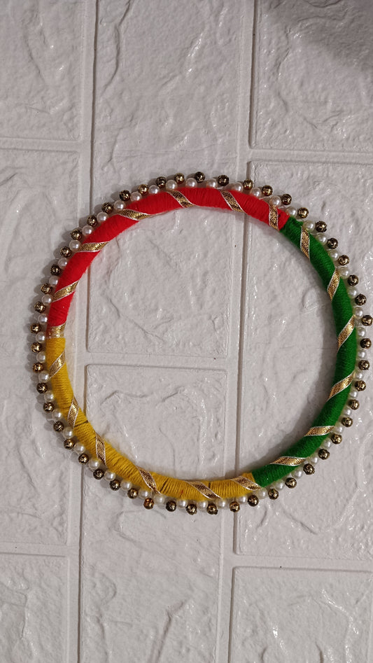 6" thali border ring
