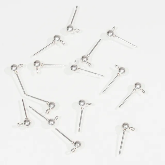 Ball earring stud hook