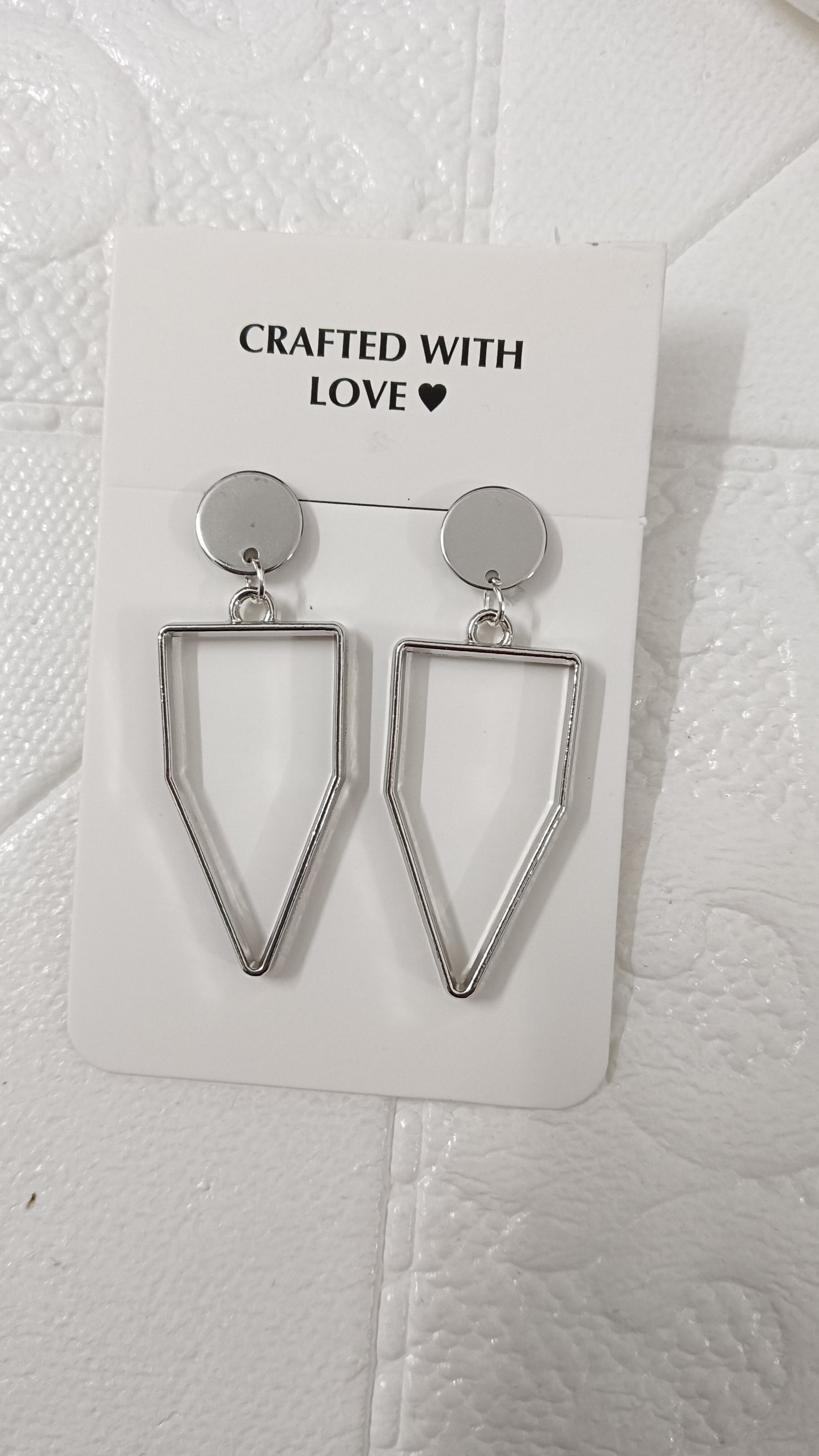 Silver earrings