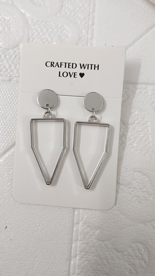 Silver earrings