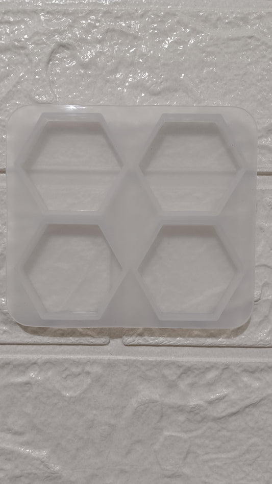 Hexagon keychain mold