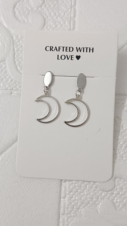 Silver earrings