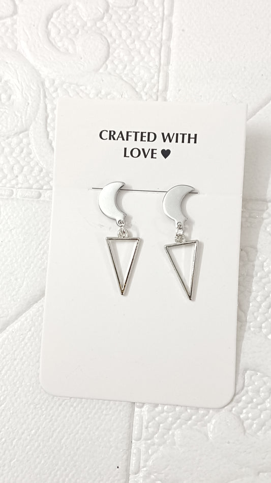 Silver earrings