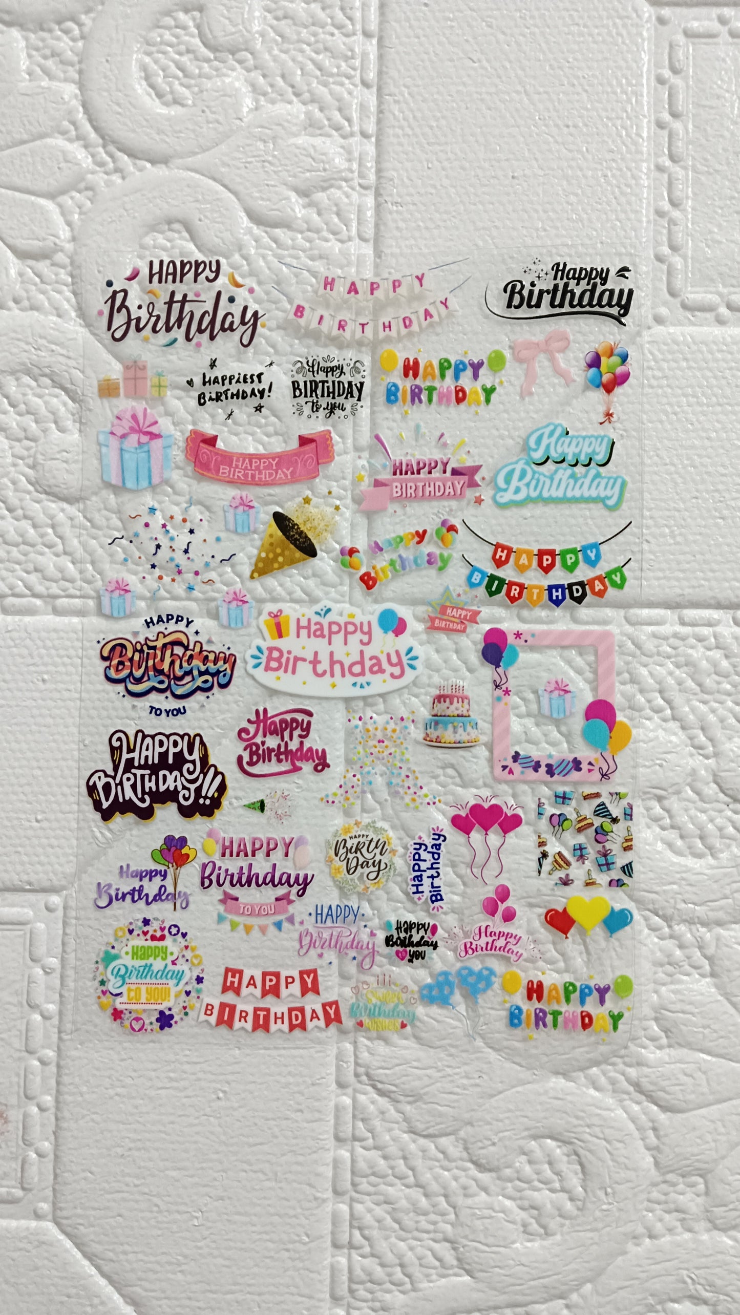 Happy Birthday sheet