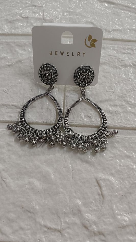 Silver Jhumka 127