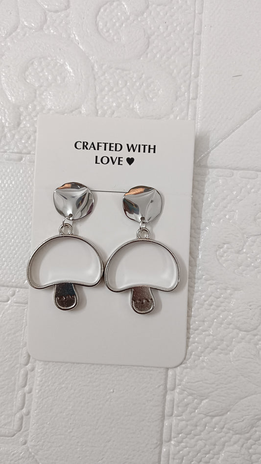 Silver earrings