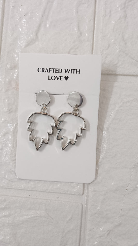 Silver earrings