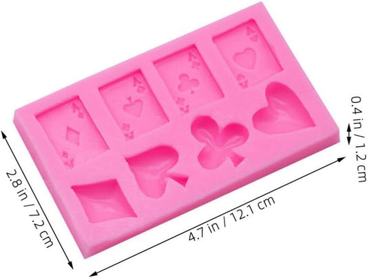 Poker Candle mold