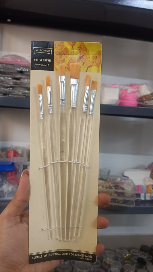 Flat brush set