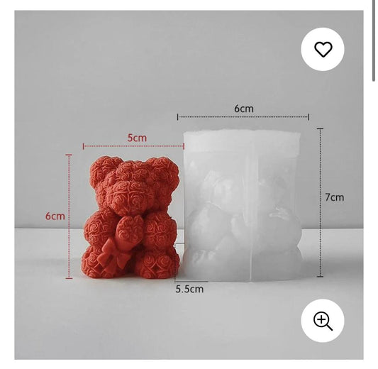 Teddy Candle mold