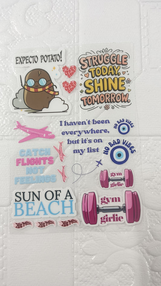 Funny quotes sheet