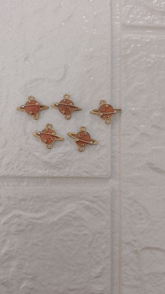 Planet charms pack of 5