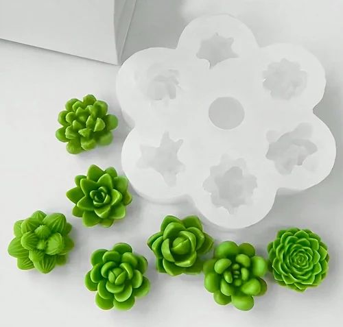 Flower candle mold