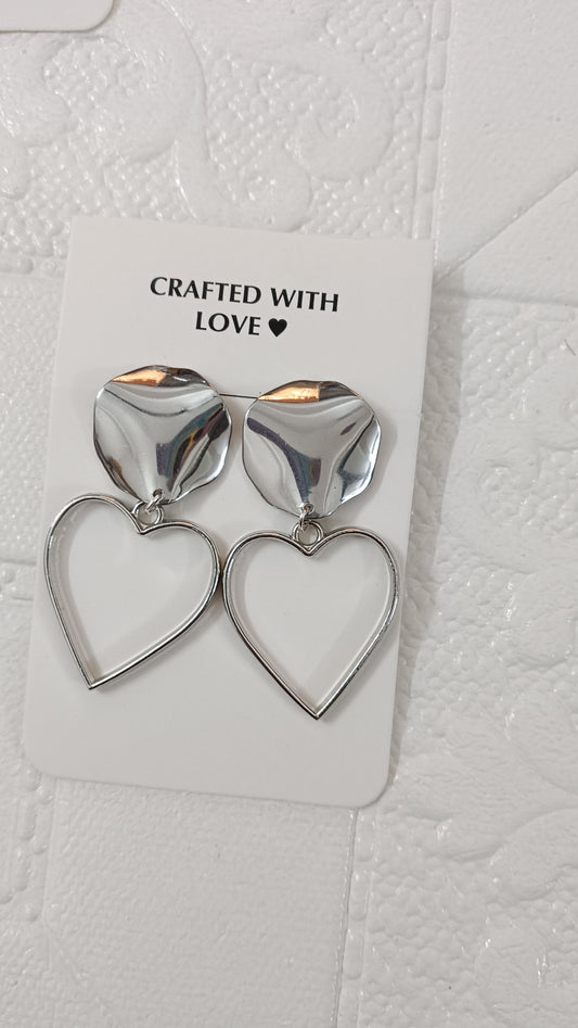 Silver earrings