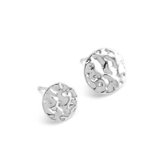 Silver round stud hook