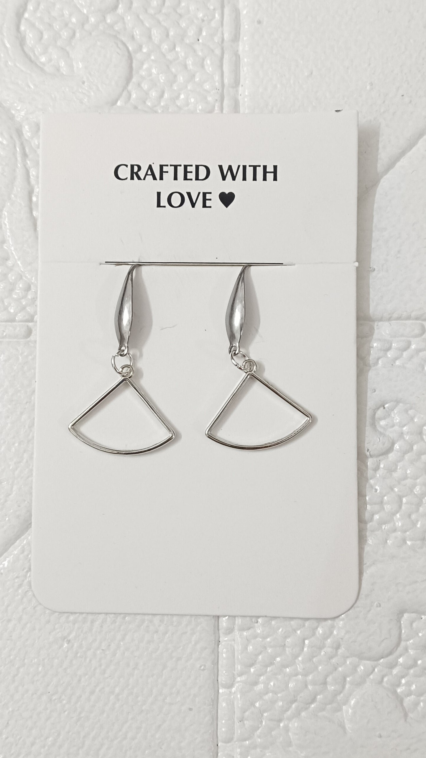 Silver earrings
