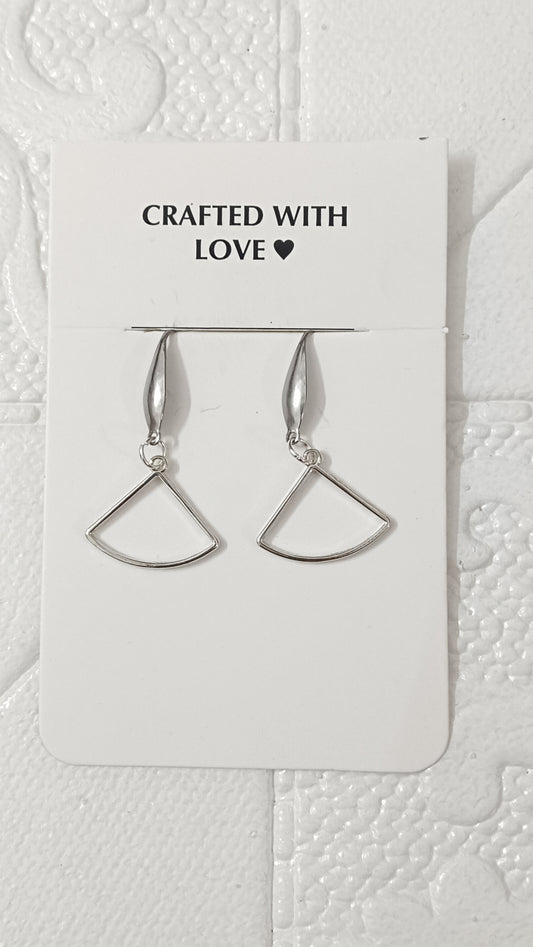 Silver earrings