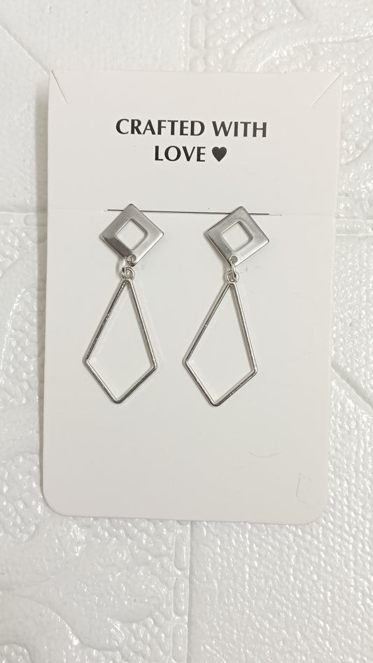 Silver earrings