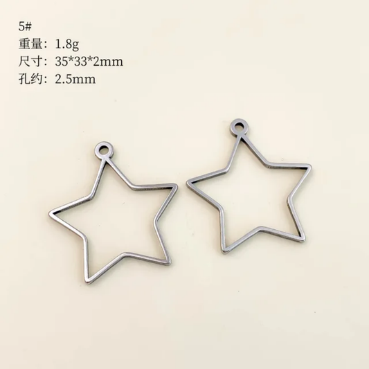 Star pendant pack of 1