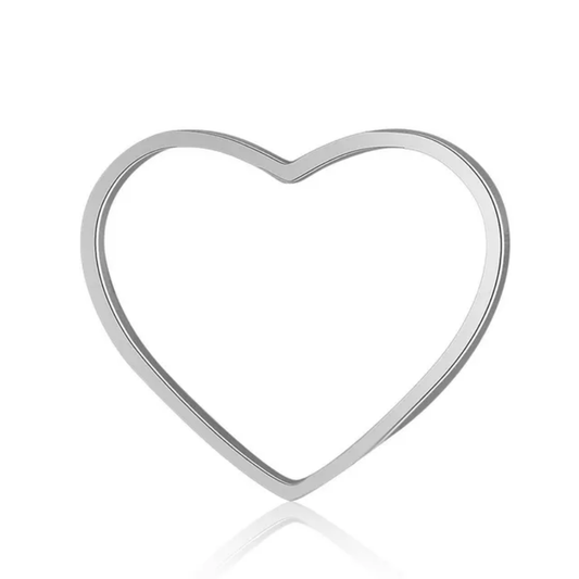 Big heart without hole pack of 1