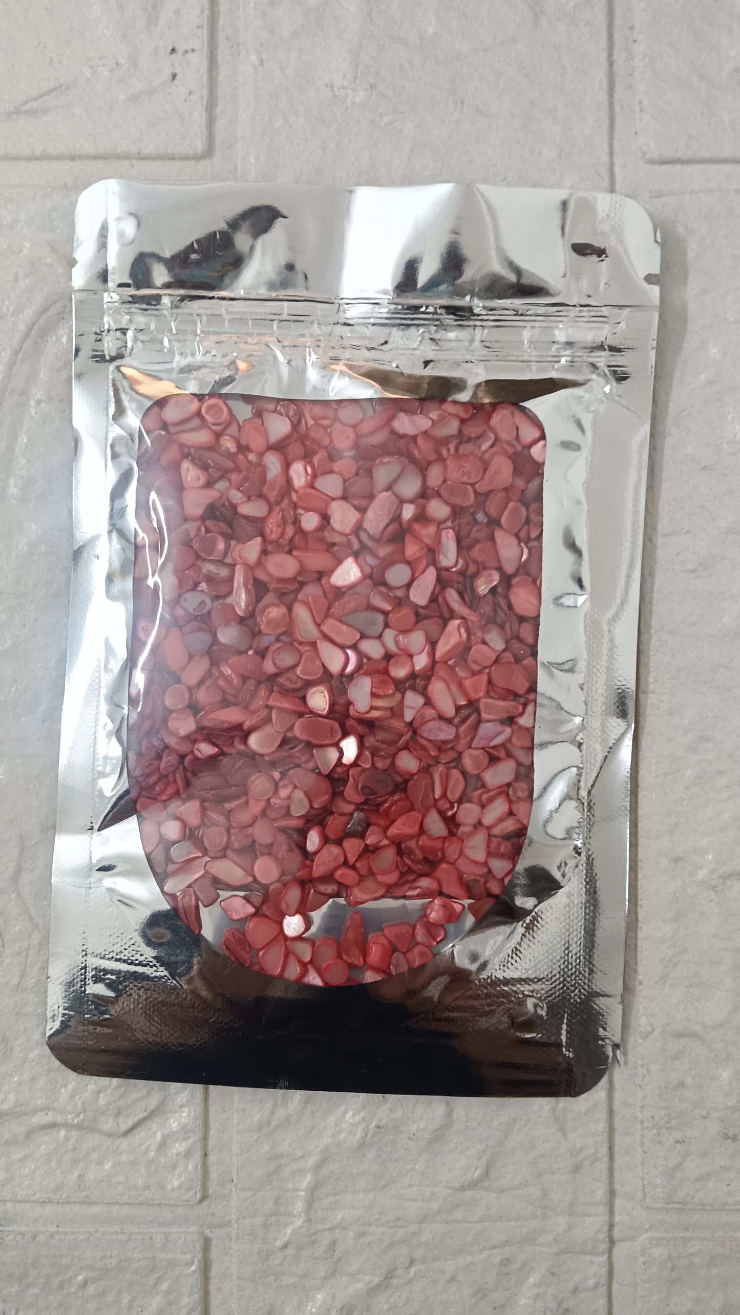 Dark pink nucleus stones