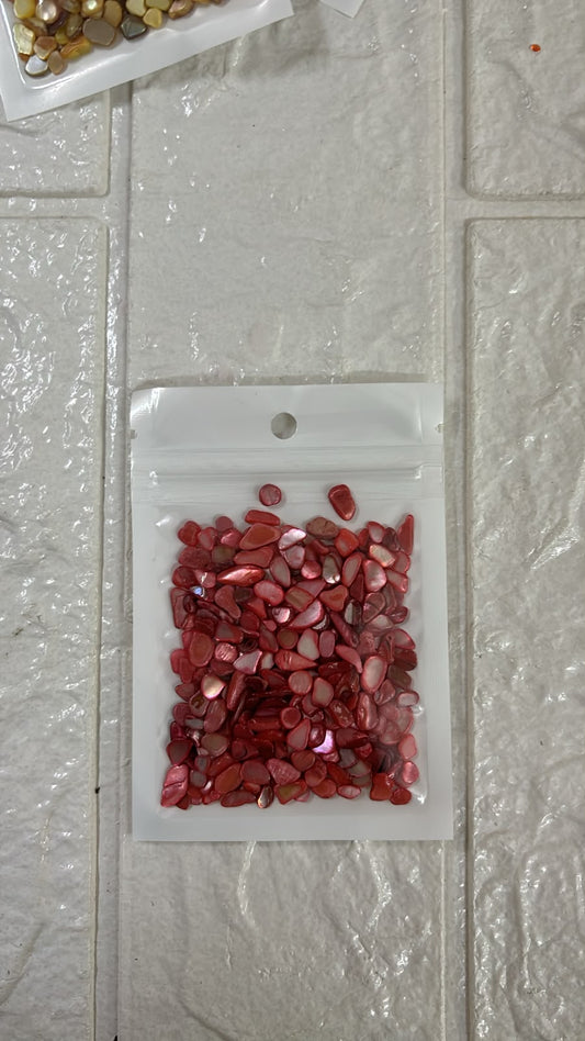 Dark red nucleus stones